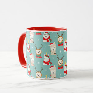 Weihnachts-Sloth-Tasse Tasse