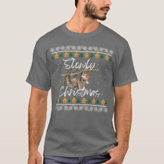 Weihnachts-Sloth-Weihnachtsfreund T-Shirt