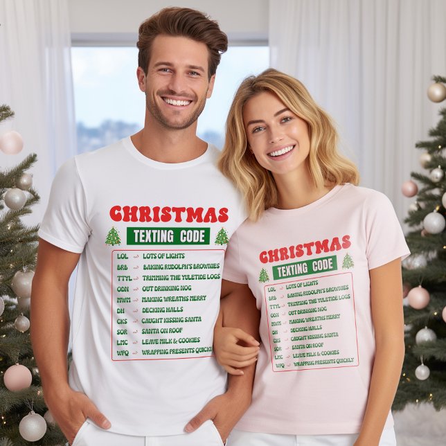 Weihnachts-SMS-Code  T-Shirt (Von Creator hochgeladen)
