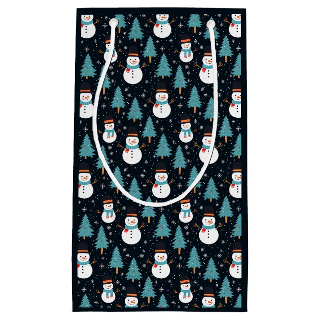 Weihnachts-Snowboardbeutel Kleine Geschenktüte (Vorderseite)