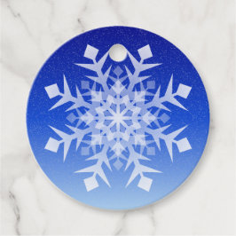 Weihnachts-Snowflake-Liebesmarken Geschenkanhänger