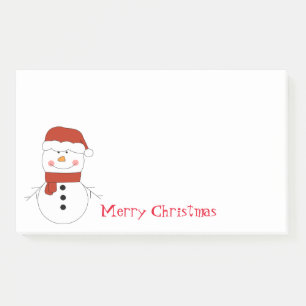 Weihnachts-Snowman Post-it-Notes Post-it Klebezettel