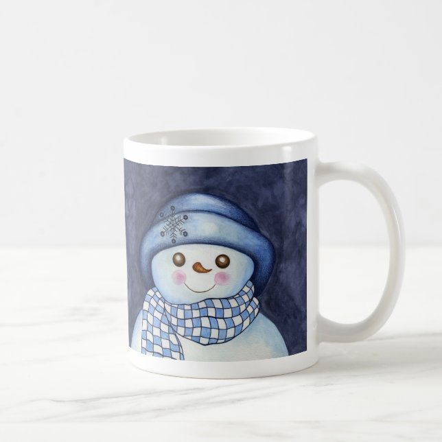 Weihnachts-Snowman-Tasse Tasse (Rechts)