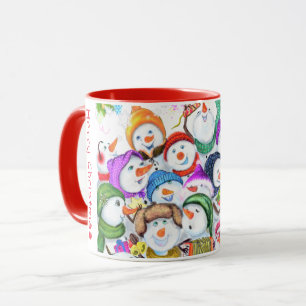 Weihnachts-Snowmans-Tasse Tasse