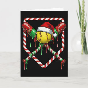 Weihnachts-Softll-Santa-Hut-Eis-Drip-Männer Frauen Karte