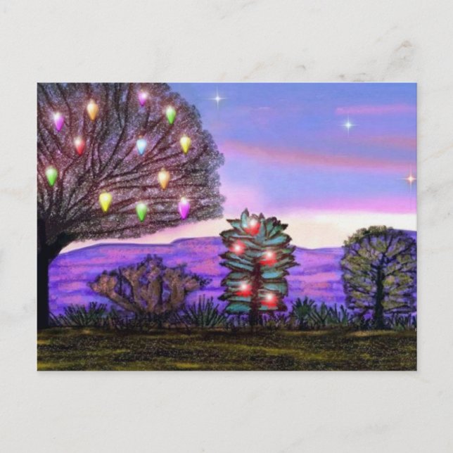 Weihnachts-Sonnenbrille Feiertagspostkarte