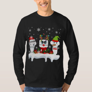 Weihnachts-Sonographin Ultrasound Funny Santa Rein T-Shirt