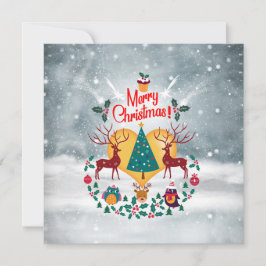 Weihnachts-Soul Ankündigung Postkarte