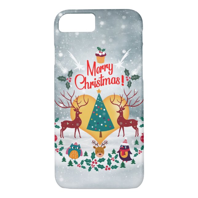 Weihnachts-Soul Ankündigung Postkarte Case-Mate iPhone Hülle (Rückseite)