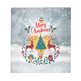 Weihnachts-Soul Ankündigung Postkarte Notizblock