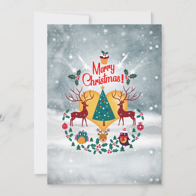 Weihnachts-Soul Feiertagskarte (Vorderseite)