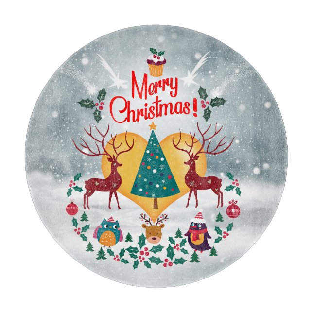 Weihnachts-Soul Schneidebrett (Vorderseite)