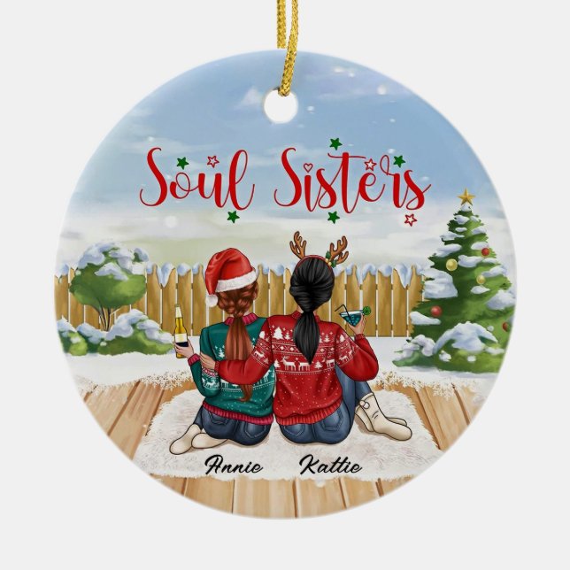 Weihnachts-Soul Sister Ornament (Vorne)