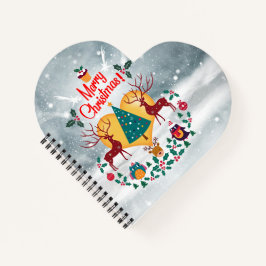 Weihnachts-Soul SpiralNotebook Notizbuch