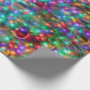 Weihnachts-Sparkling-Stars Geschenkpapier