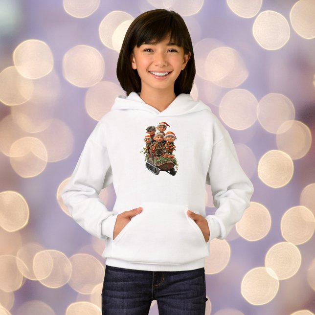Weihnachts-Spaß-Girl-Hoodie Hoodie (Von Creator hochgeladen)