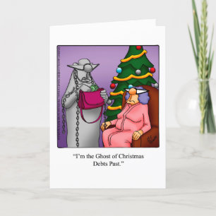 Weihnachts-Spaß-Grußkarte Feiertagskarte