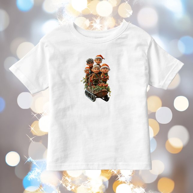Weihnachts-Spaß-Kinderspiel-T-Shirt Kleinkind T-shirt (Von Creator hochgeladen)