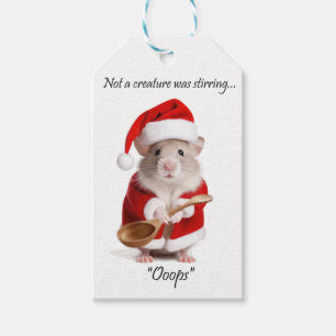 Weihnachts-Spaß Nicht eine Kreatur rührte die Maus Geschenkanhänger