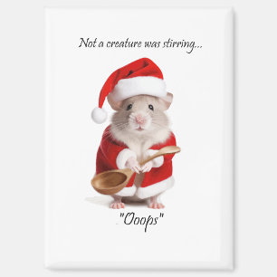Weihnachts-Spaß Nicht eine Kreatur rührte die Maus Magnet
