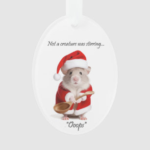 Weihnachts-Spaß Nicht eine Kreatur rührte die Maus Ornament