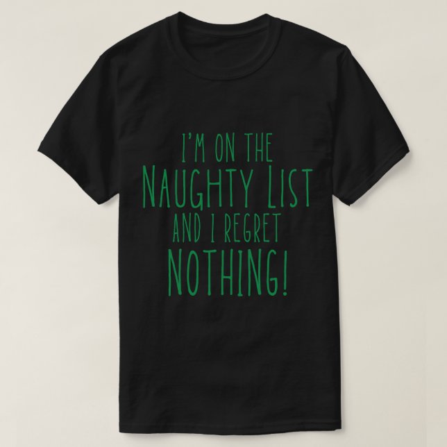 Weihnachts-Spaß Rude Offensive Unpassender Chris T-Shirt (Design vorne)