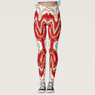 Weihnachts Special Rot weiß "Ratti_Creative_Arts Leggings