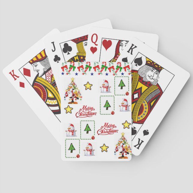 Weihnachts-Spielkarten-Deck Spielkarten (Rückseite)