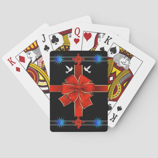 Weihnachts-Spielkarten-Deck Spielkarten (Rückseite)