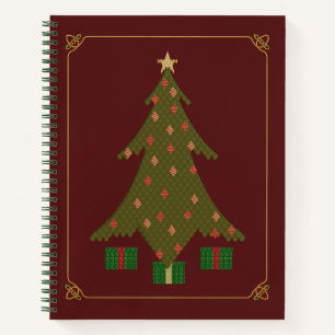 Weihnachts-Spiral-Notebook Notizbuch
