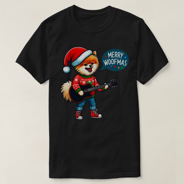 Weihnachts-Spitz 1 T-Shirt (Design vorne)