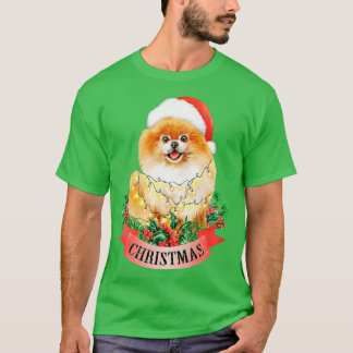 Weihnachts-Spitz Spitz Tree Ornament mit Sant T-Shirt