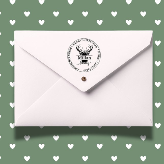 Weihnachts-Split Monogram Permastempel ( Make every card and gift extra special this festive season!)