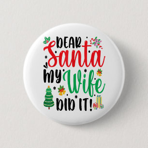 Weihnachts-Sprichwort Pun Liebe Weihnachten Mein M Button