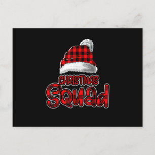 Weihnachts-Squad Familiengruppe Matching Funny Xma Einladungspostkarte