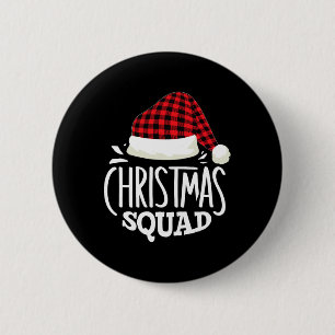 Weihnachts-Squad Familiengruppe passt Weihnachten Button