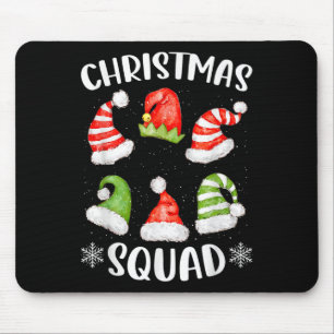 Weihnachts-Squad Familiengruppe passt Weihnachten  Mousepad