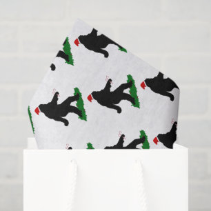 Weihnachts-Squatch - Squatchen mit Candy Cane Seidenpapier