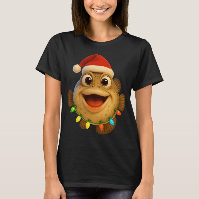 Weihnachts-Stachel-Strahlenflosser T-Shirt (Vorderseite)