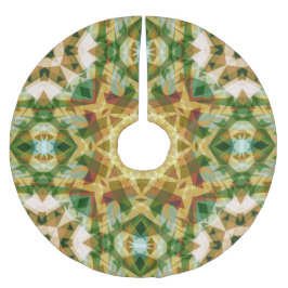 Weihnachts-Star Winter Green Fall Brown Gold Yello Polyester Weihnachtsbaumdecke