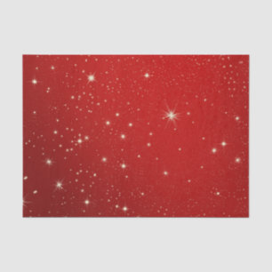 Weihnachts-Starry Red Night Sky-Tissue Seidenpapier