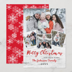 Weihnachts-Stechpalme-Beere-Birke 4 FOTO Rinde-Gru Feiertagskarte