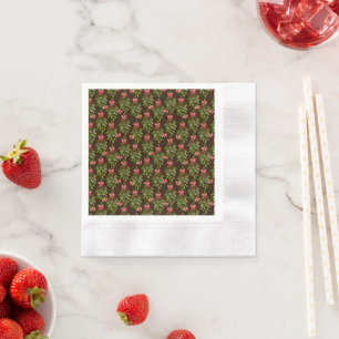 Weihnachts-Stechpalmen - Papiertücher Serviette