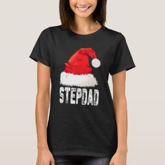 Weihnachts Stepdad Weihnachtsmannmütze Xmas Matchi T-Shirt