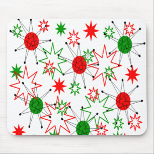 Weihnachts-Sternexplosionen Mousepad