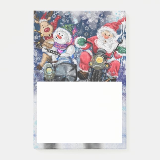 Weihnachts-Sticky Notizen Glückliche Weihnachtsfre (Vorderseite)