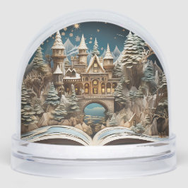 Weihnachts-Storybook Burg Pop-Up Wunderland Schneekugeln