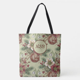 Weihnachts-Strickhandwerk-Tasche