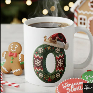 Weihnachts-Strickpullover Buchstabe O Weihnachtsma Kaffeetasse