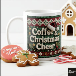 Weihnachts-Strickpullover Kaffee & Weihnachtsmannm Kaffeetasse